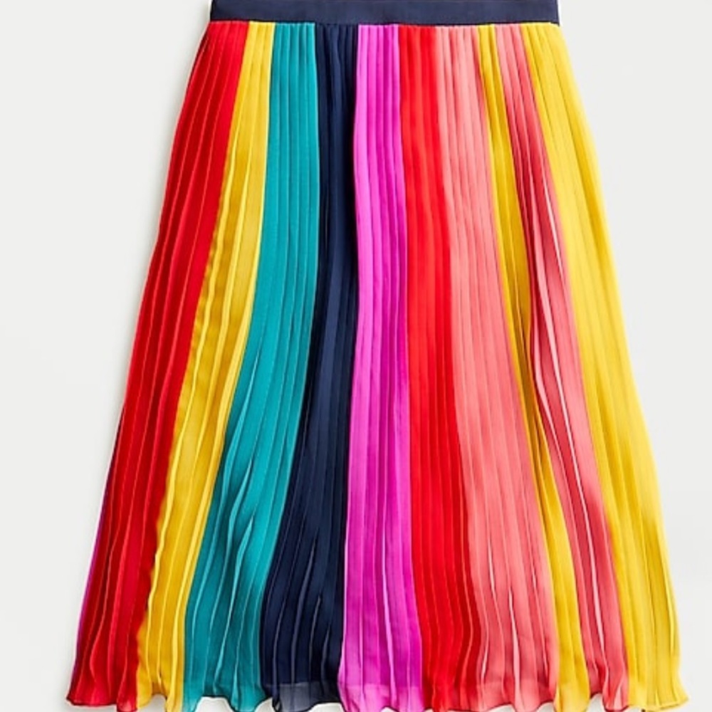 Jcrew rainbow skirt